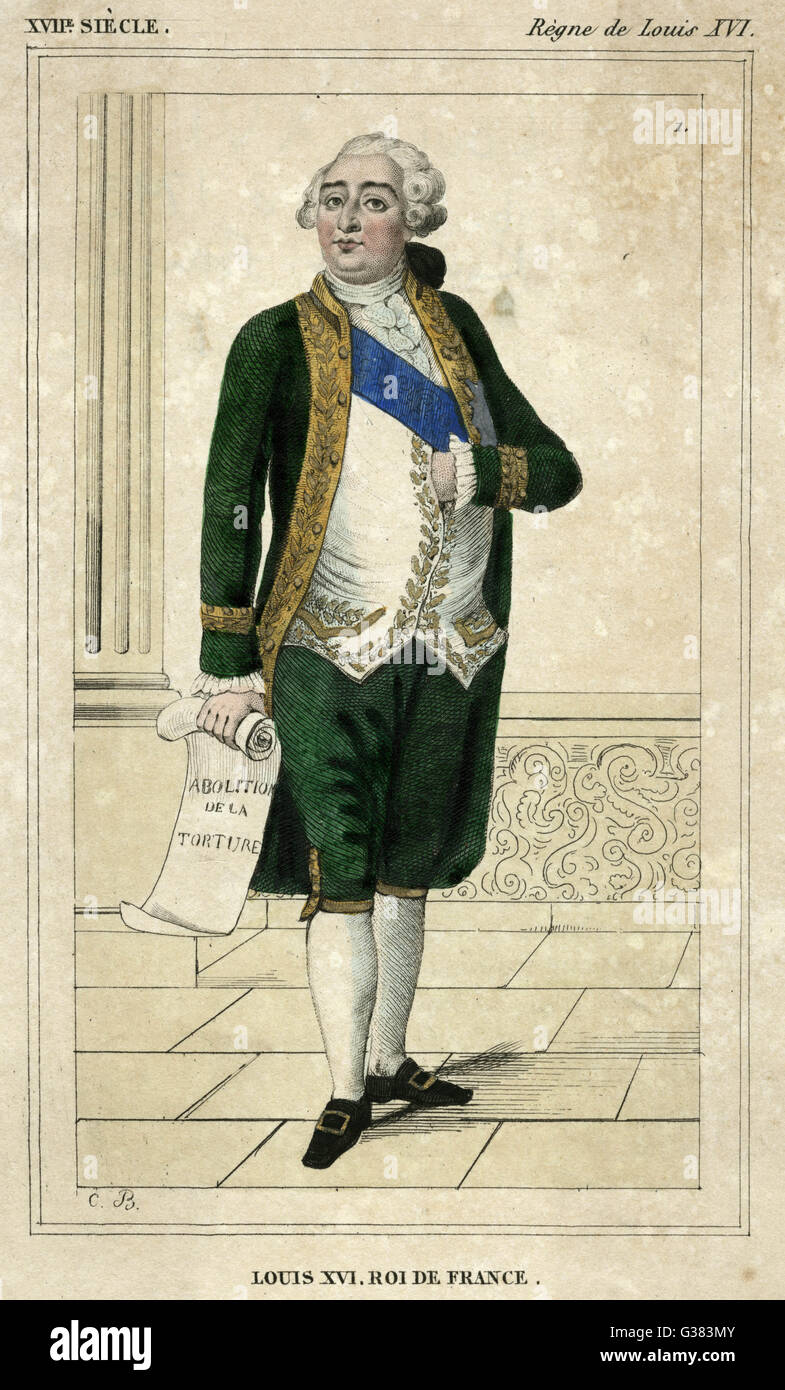 Louis XVI (coût Hist) Banque D'Images