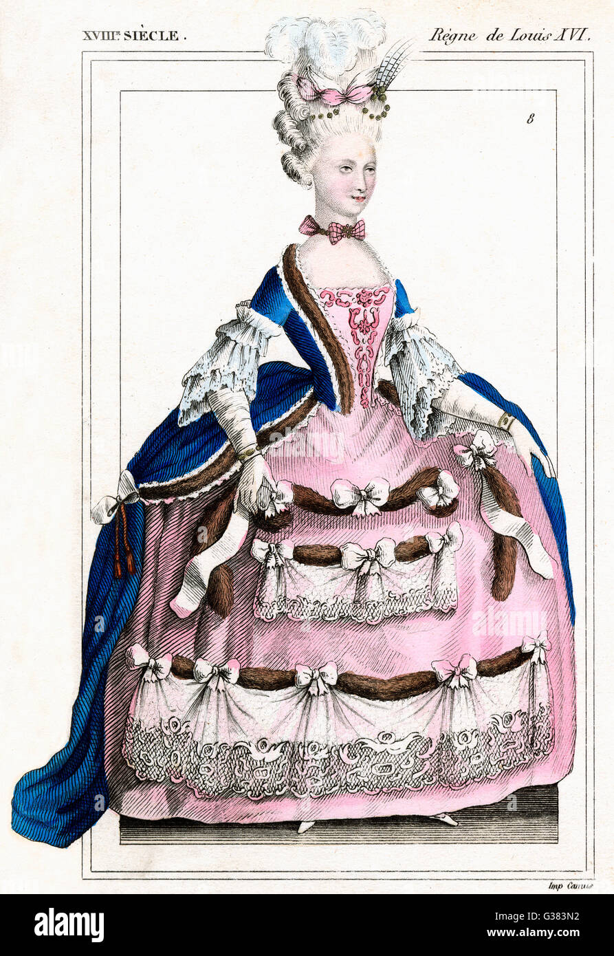 MARIE THÉRÈSE LAMBALLE Banque D'Images