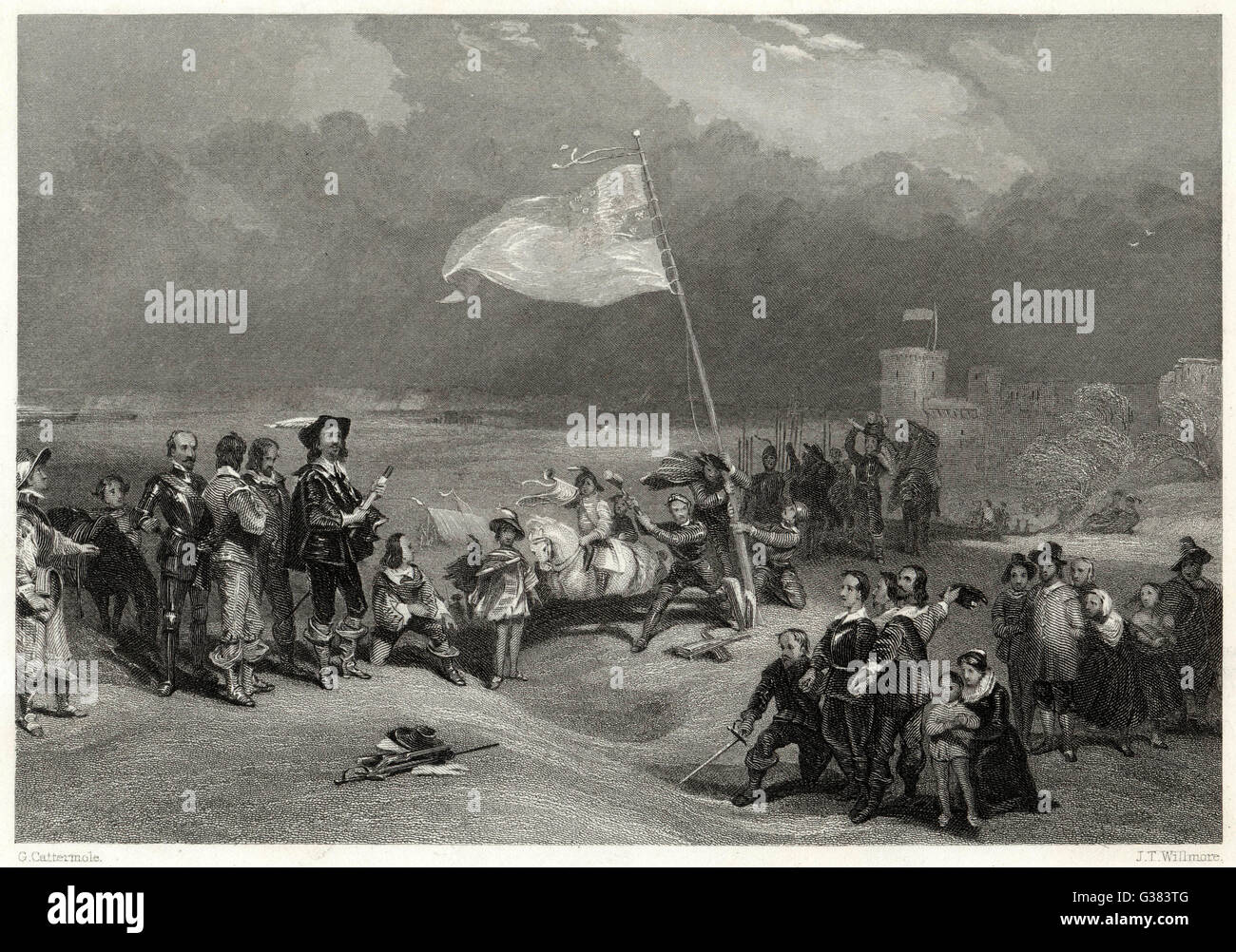 Guerre de Sécession - Standard Banque D'Images