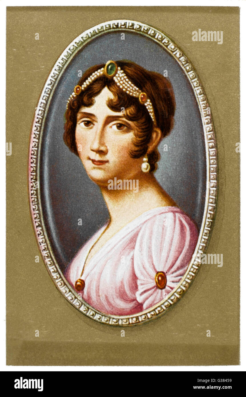 MARIE JOSEPHE ROSE TASCHER Nee de Beauharnais Impératrice de Napoléon I Date : 1763 - 1814 Banque D'Images