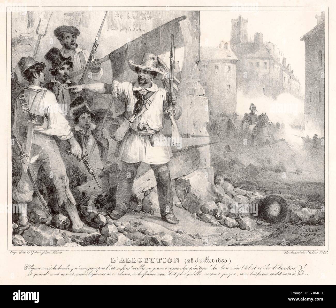 1830 TOURS Banque D'Images