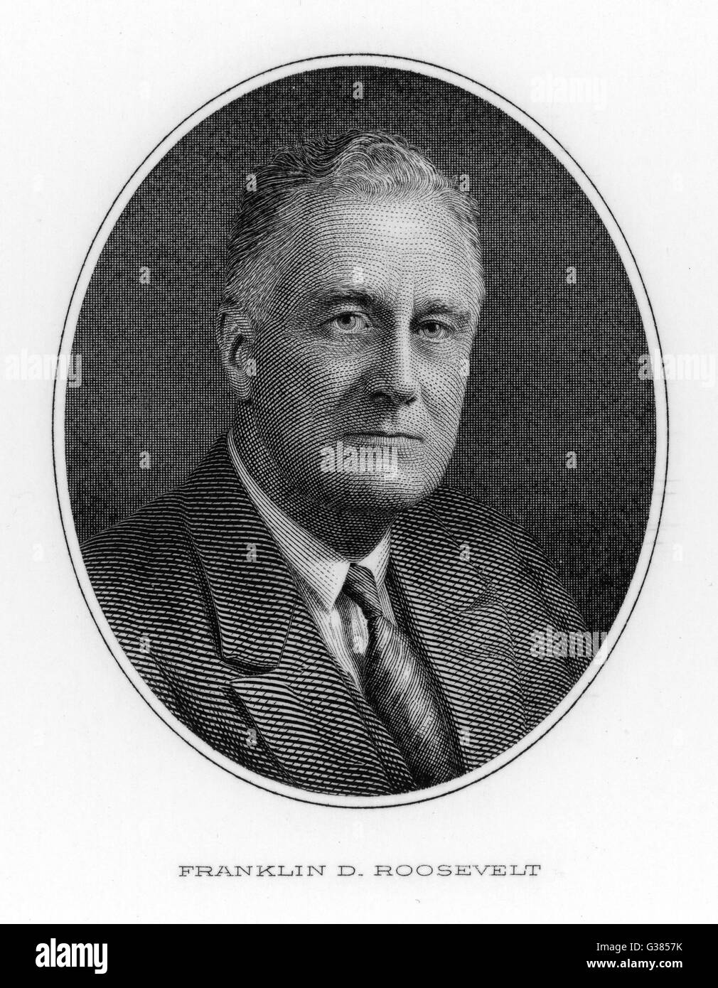 FRANKLIN DELANO ROOSEVELT Banque D'Images