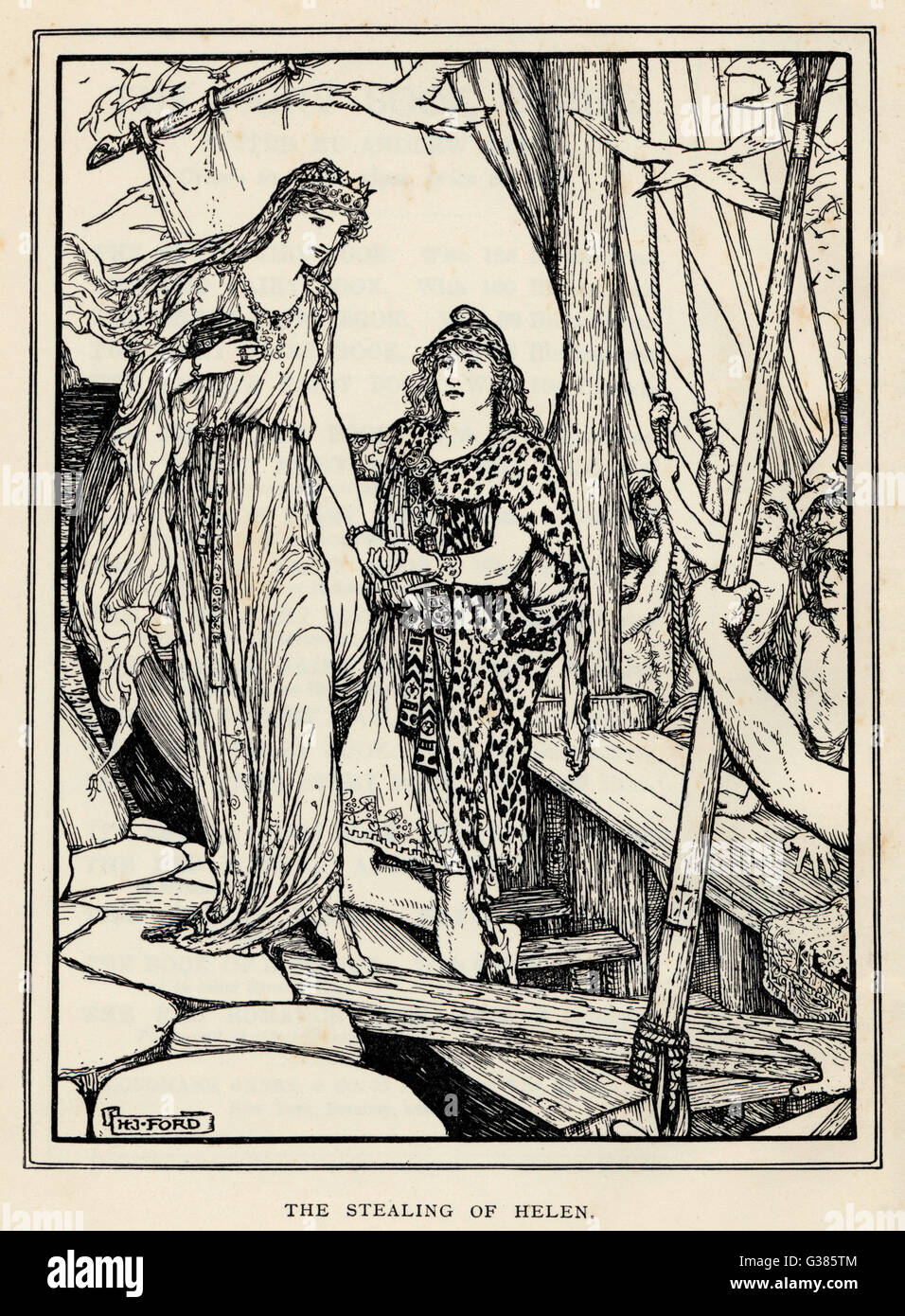 HELEN ENLEVÉE (HJ FORD) Banque D'Images