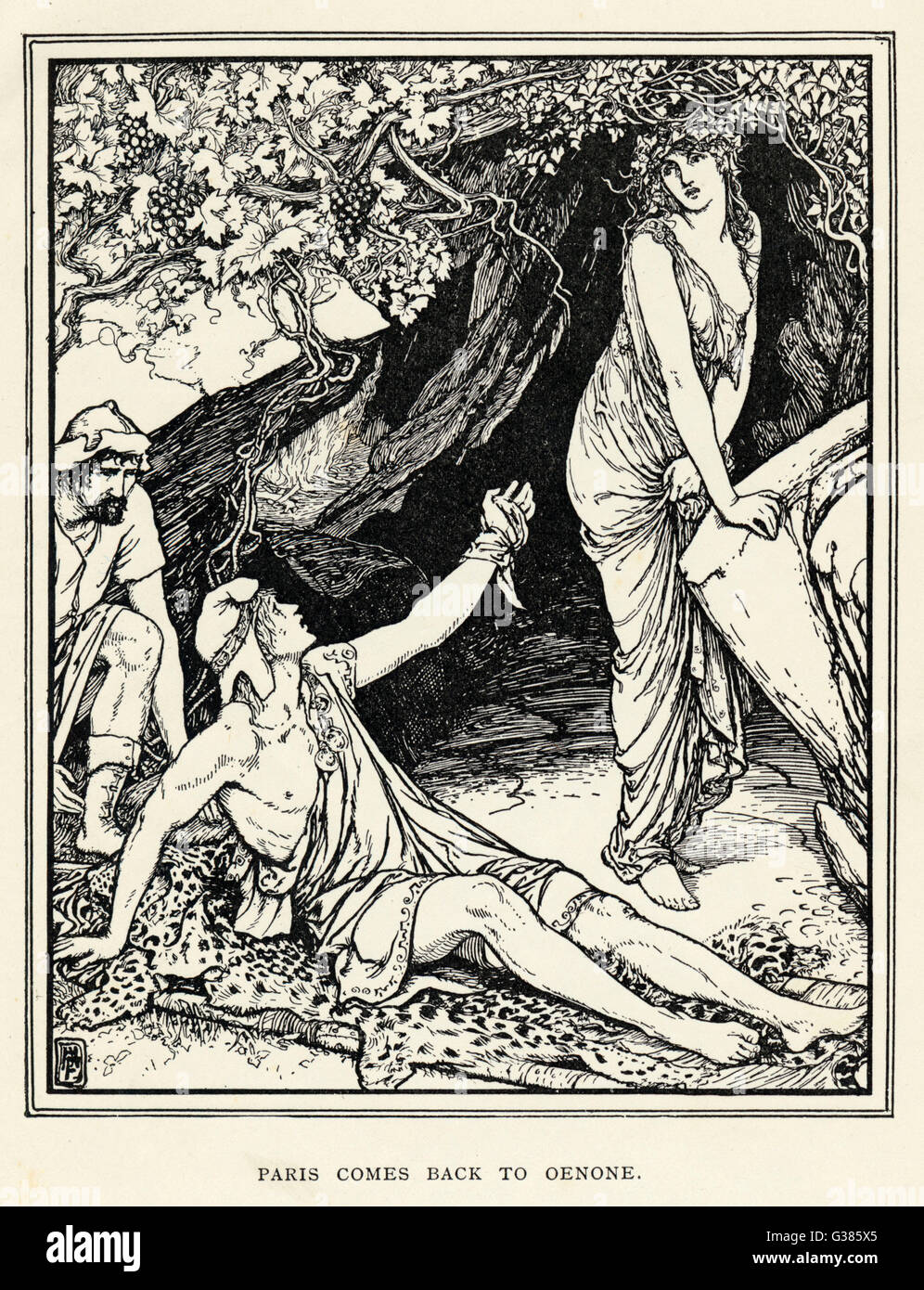 Paris - Oenone (H J Ford) Banque D'Images