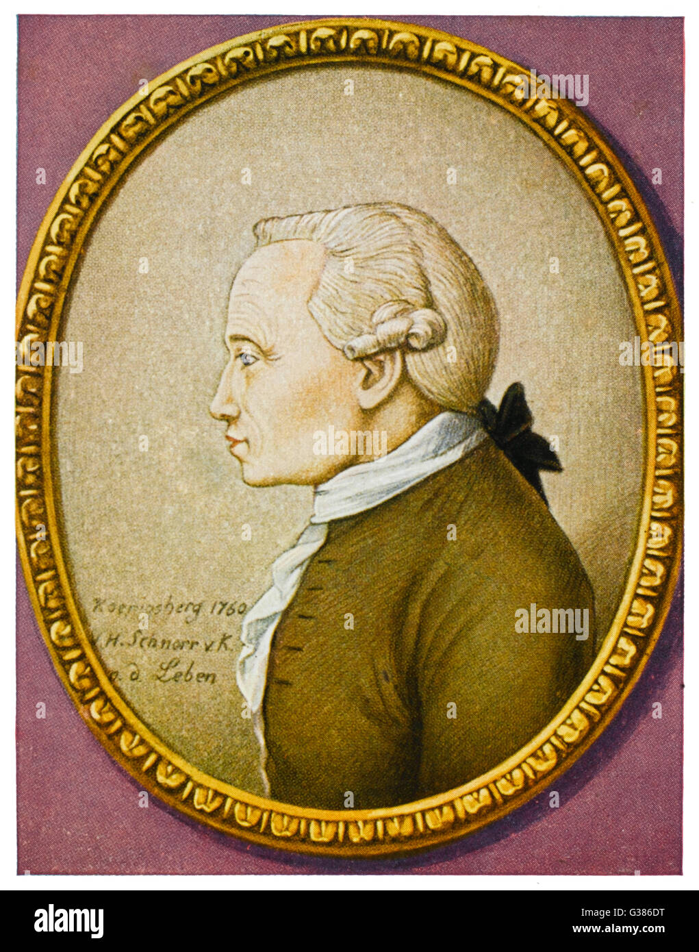 Emmanuel Kant Banque D'Images