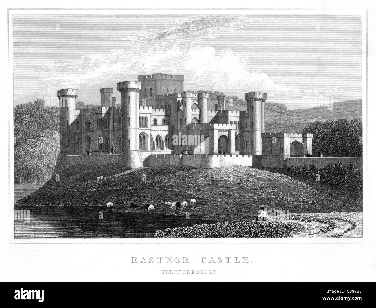 BÂTIMENT/CHÂTEAU EASTNOR Banque D'Images