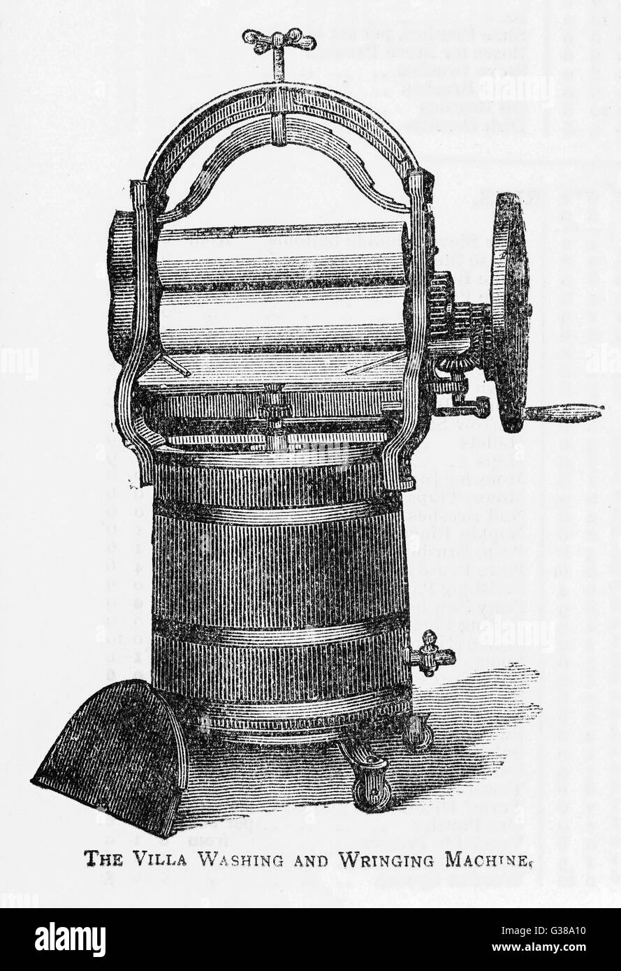 MACHINES À LAVER 1888 Banque D'Images