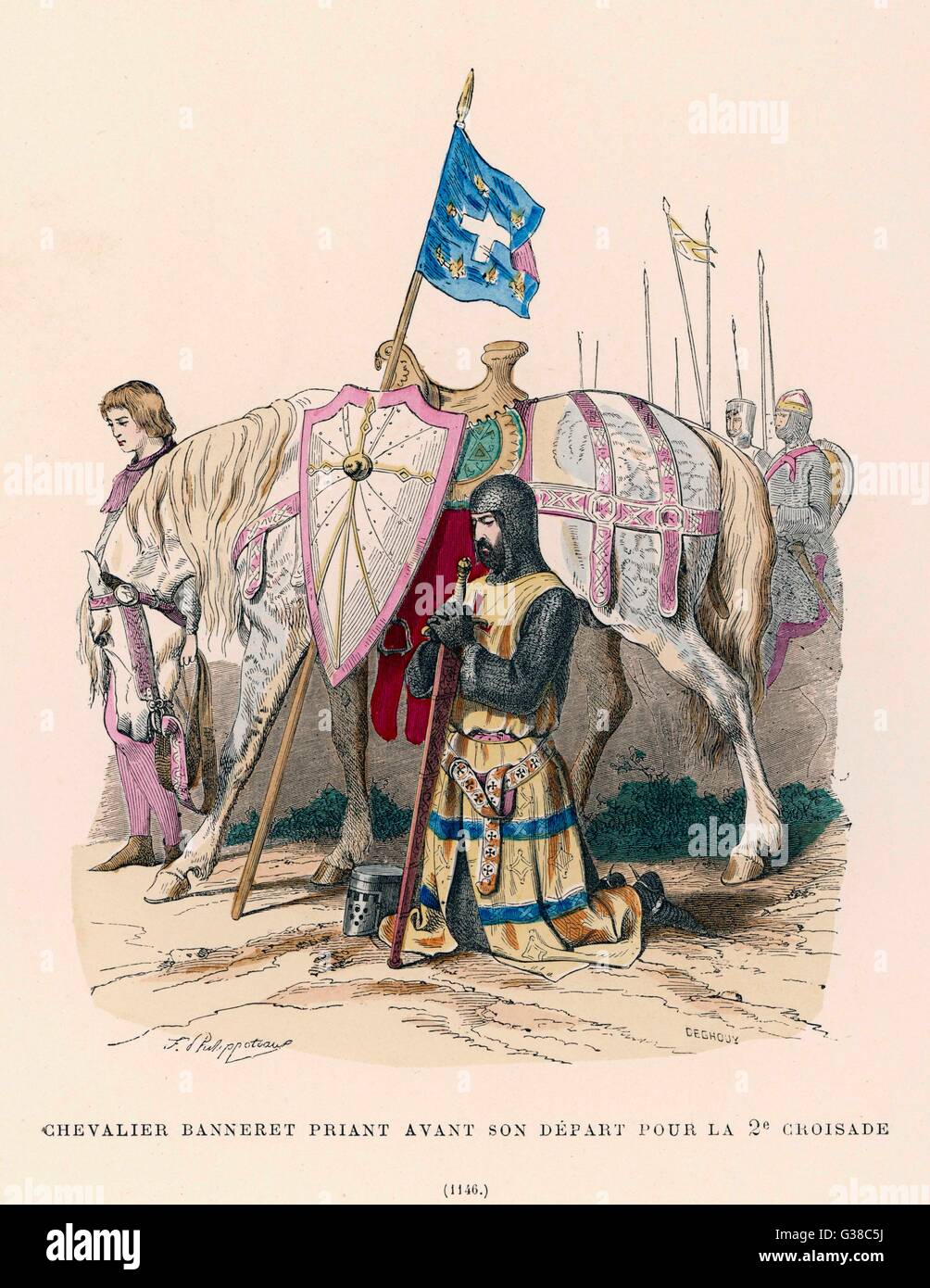 Deuxieme Croisade Banque D Image Et Photos Alamy