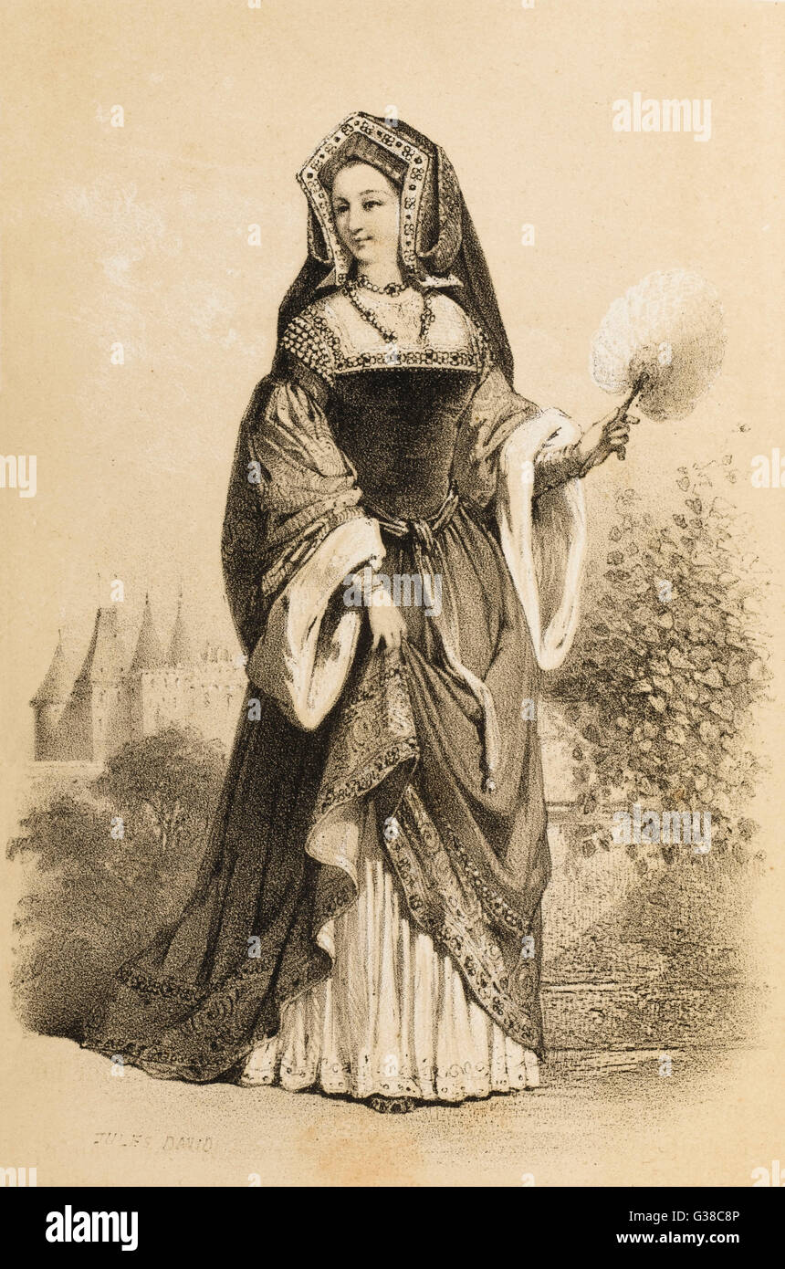 Fille de ferdinand et isabella d'espagne Banque de photographies et d