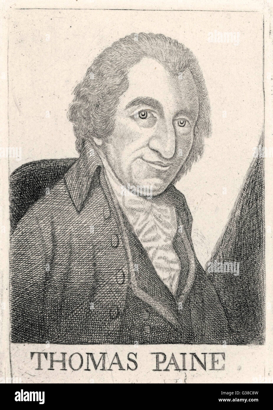 THOMAS PAINE/JOHN KAY Banque D'Images