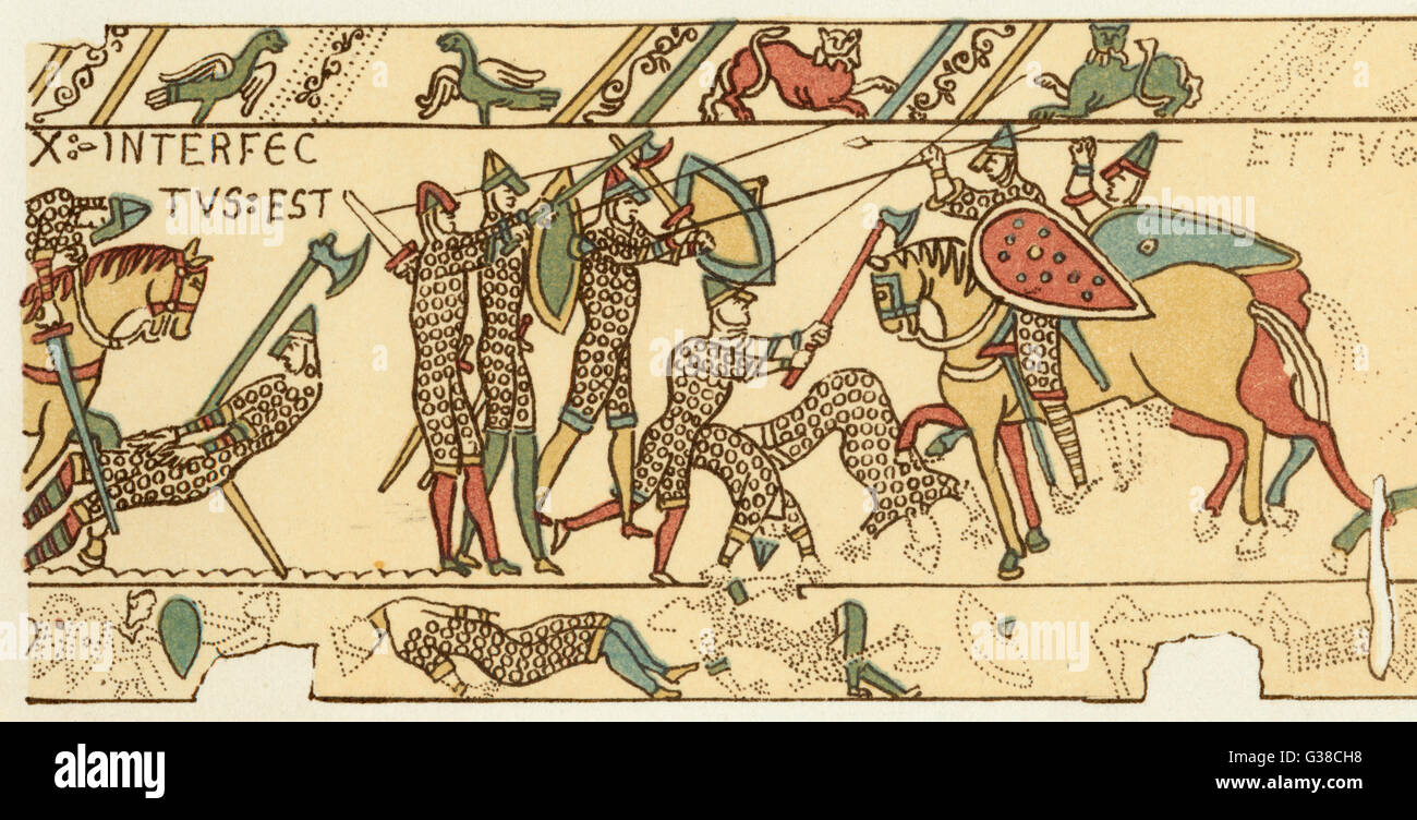 Bataille Hastings Bataille Fait Rage Banque d'image et photos Alamy