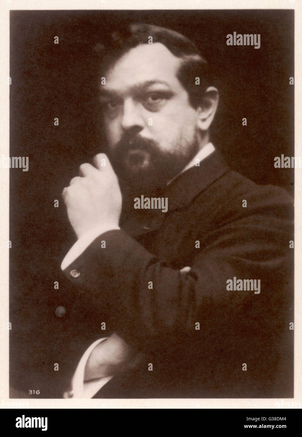 CLAUDE DEBUSSY compositeur français. Date : 1862 - 1918 Banque D'Images