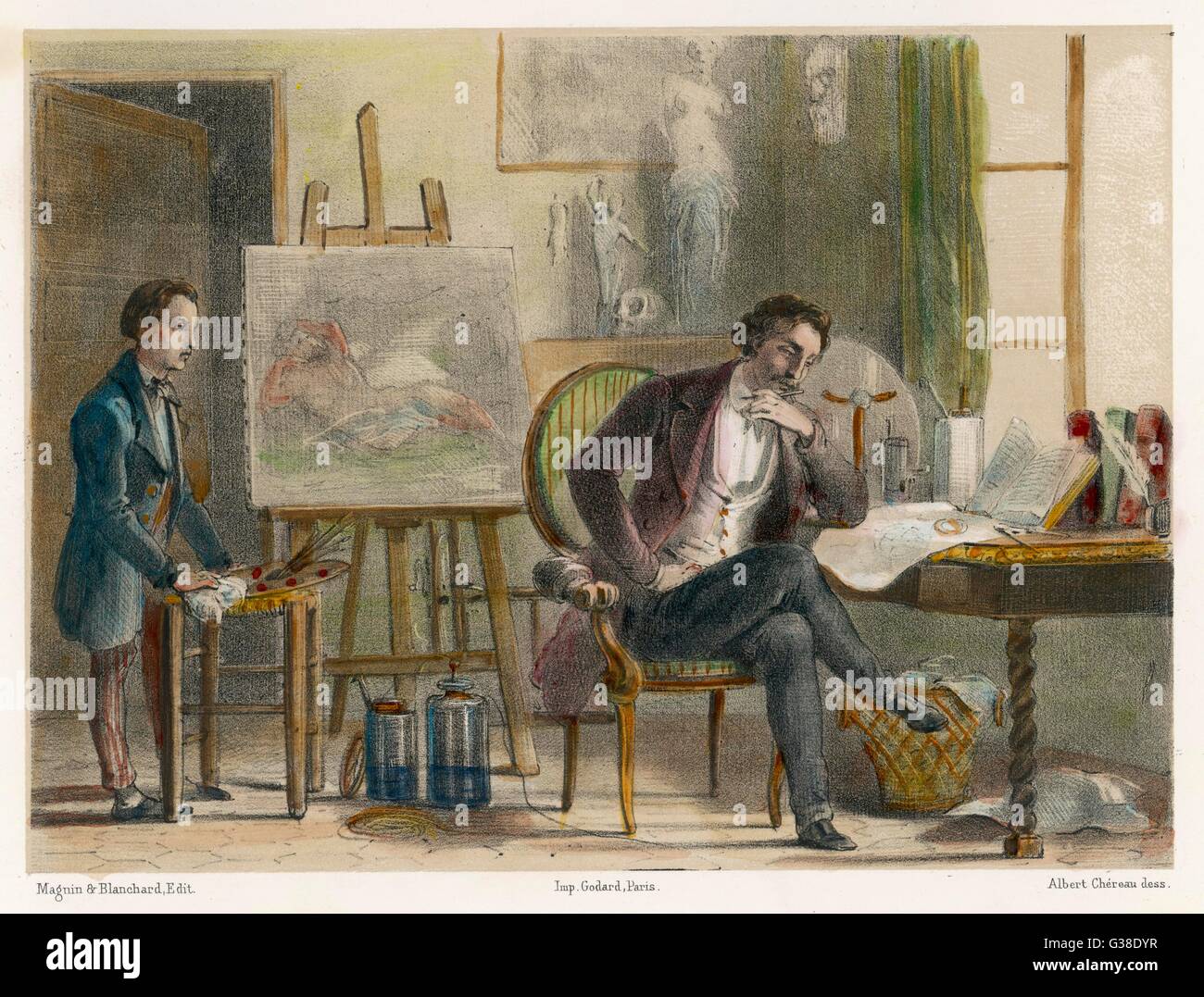 SAMUEL MORSE artiste américain et inventeur du télégraphe électrique Date : 1791 - 1872 Banque D'Images