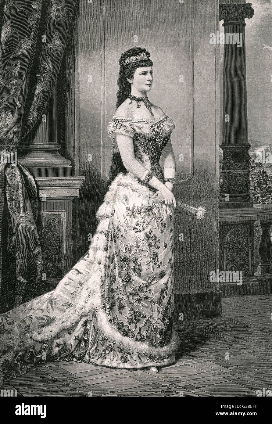 L'impératrice Elisabeth d'Autriche Banque D'Images