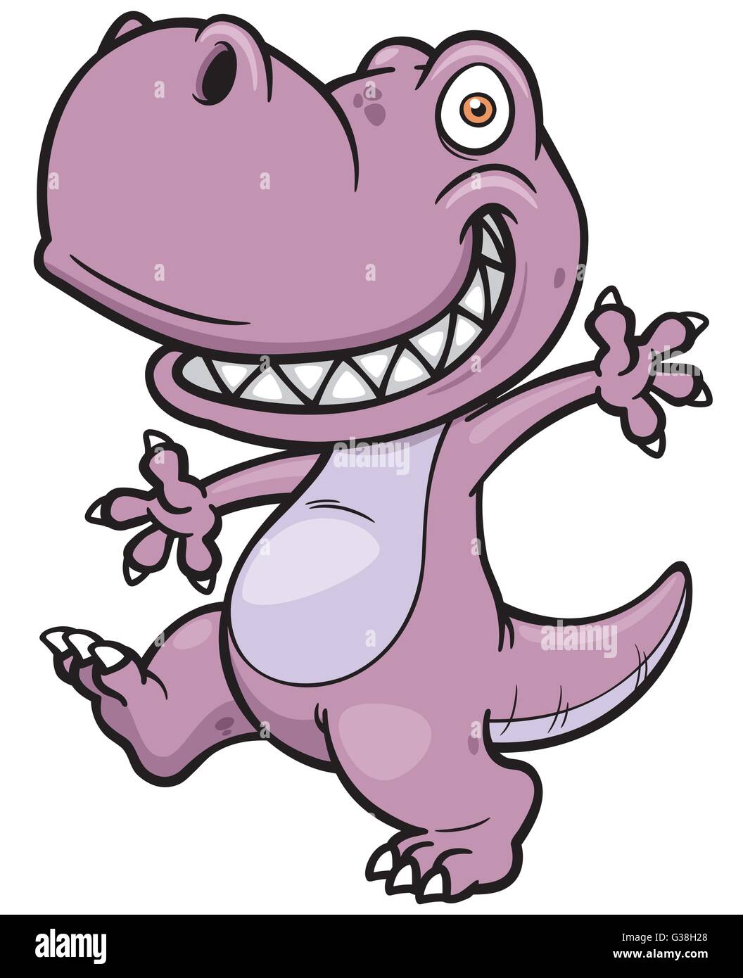 Vector illustration de dinosaure Cartoon Illustration de Vecteur