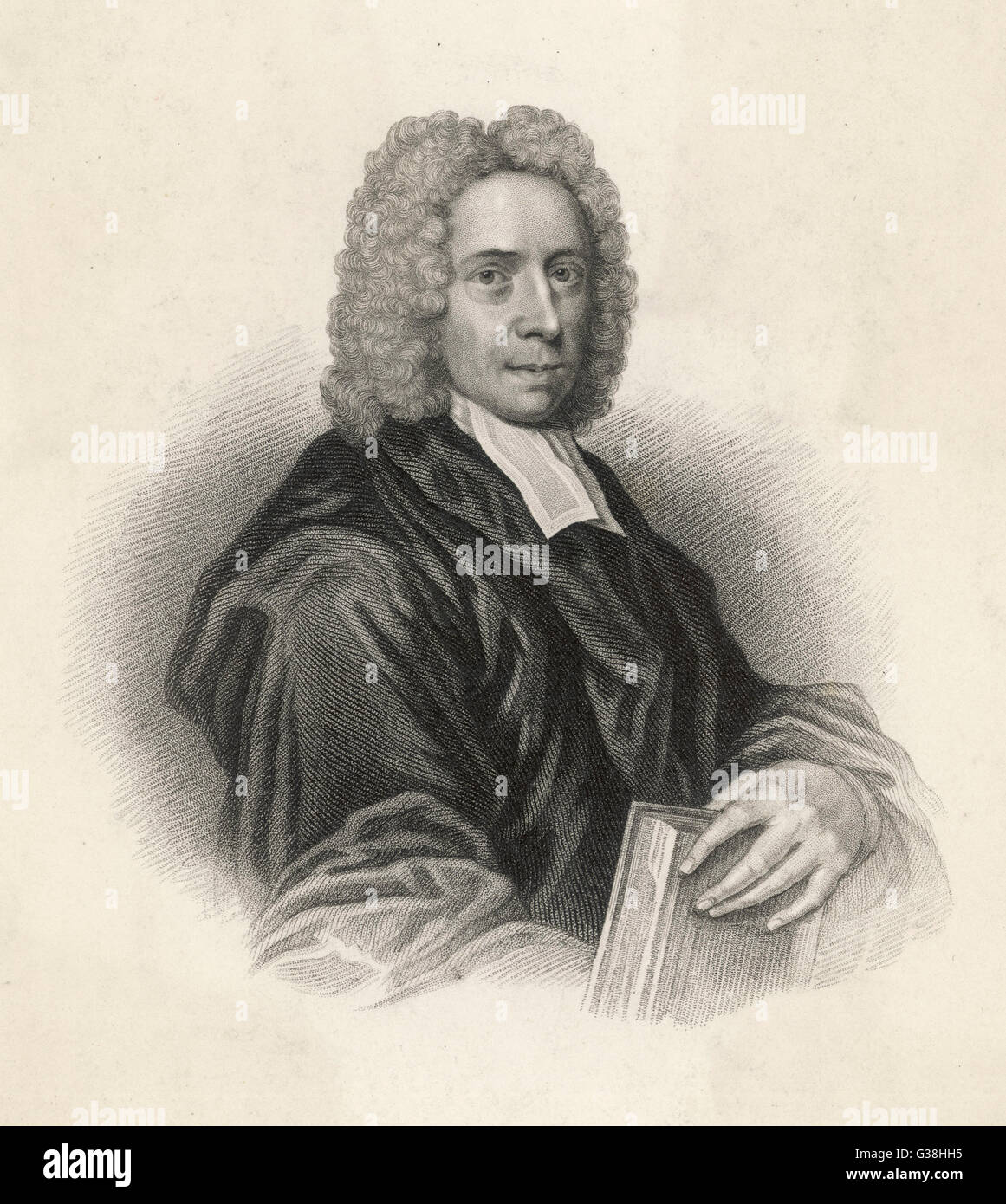 Divine et écrivain ISAAC WATTS Date : 1674 - 1748 Banque D'Images
