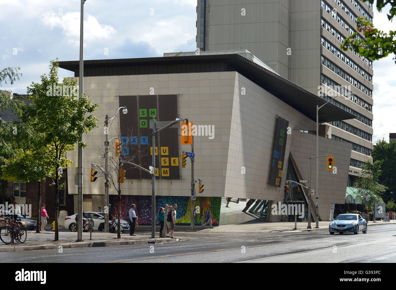 Bata Shoe Museum, rue Bloor, à Toronto, Ontario, Canada Banque D'Images