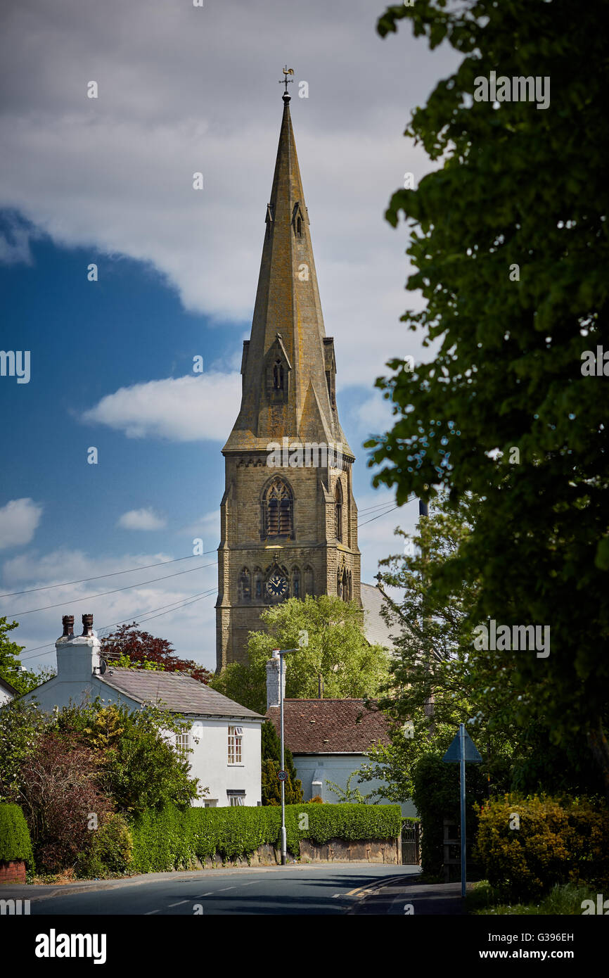L'église Holy Trinity Tarleton lancashire Holy Trinity Church, église anglicane Tarleton est un qui se dresse dans le village de Tar Banque D'Images