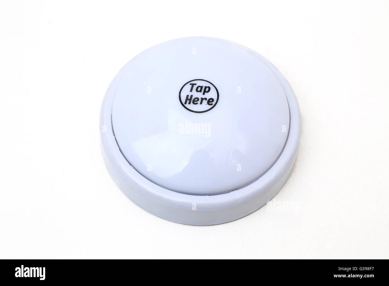 Lumière tactile ronde Banque D'Images