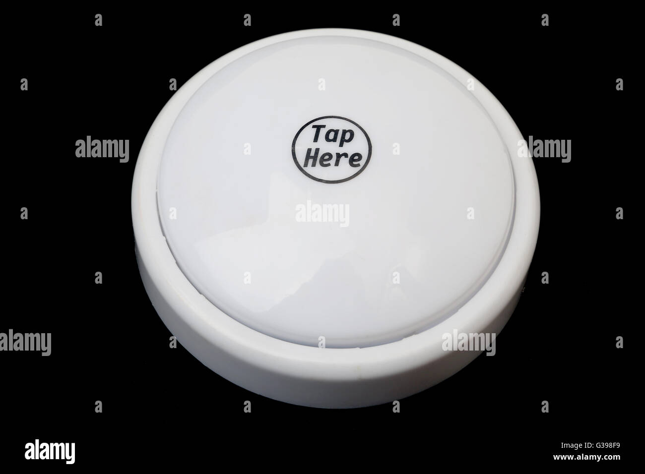 Lumière tactile ronde Banque D'Images