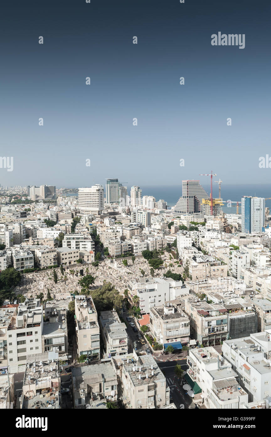 Israël, Tel Aviv, ville d'en haut Banque D'Images