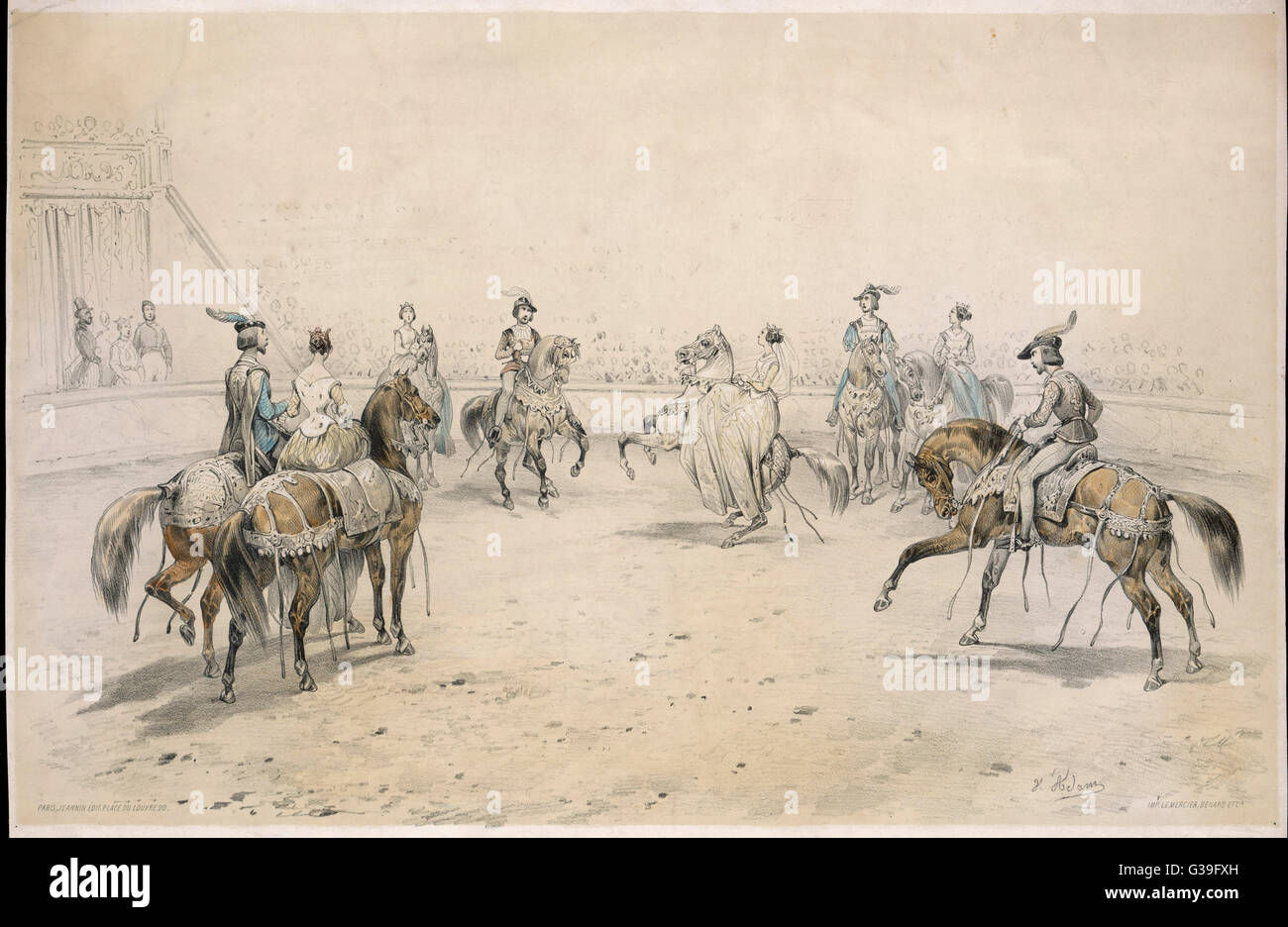 L'Quadrille Banque D'Images