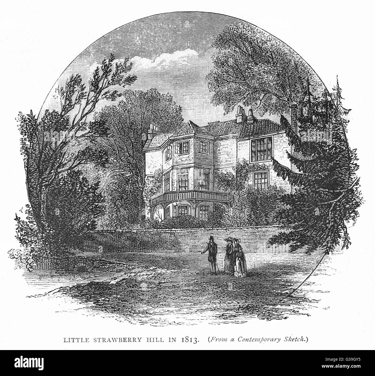 Walpole - petite colline de Strawberry Banque D'Images