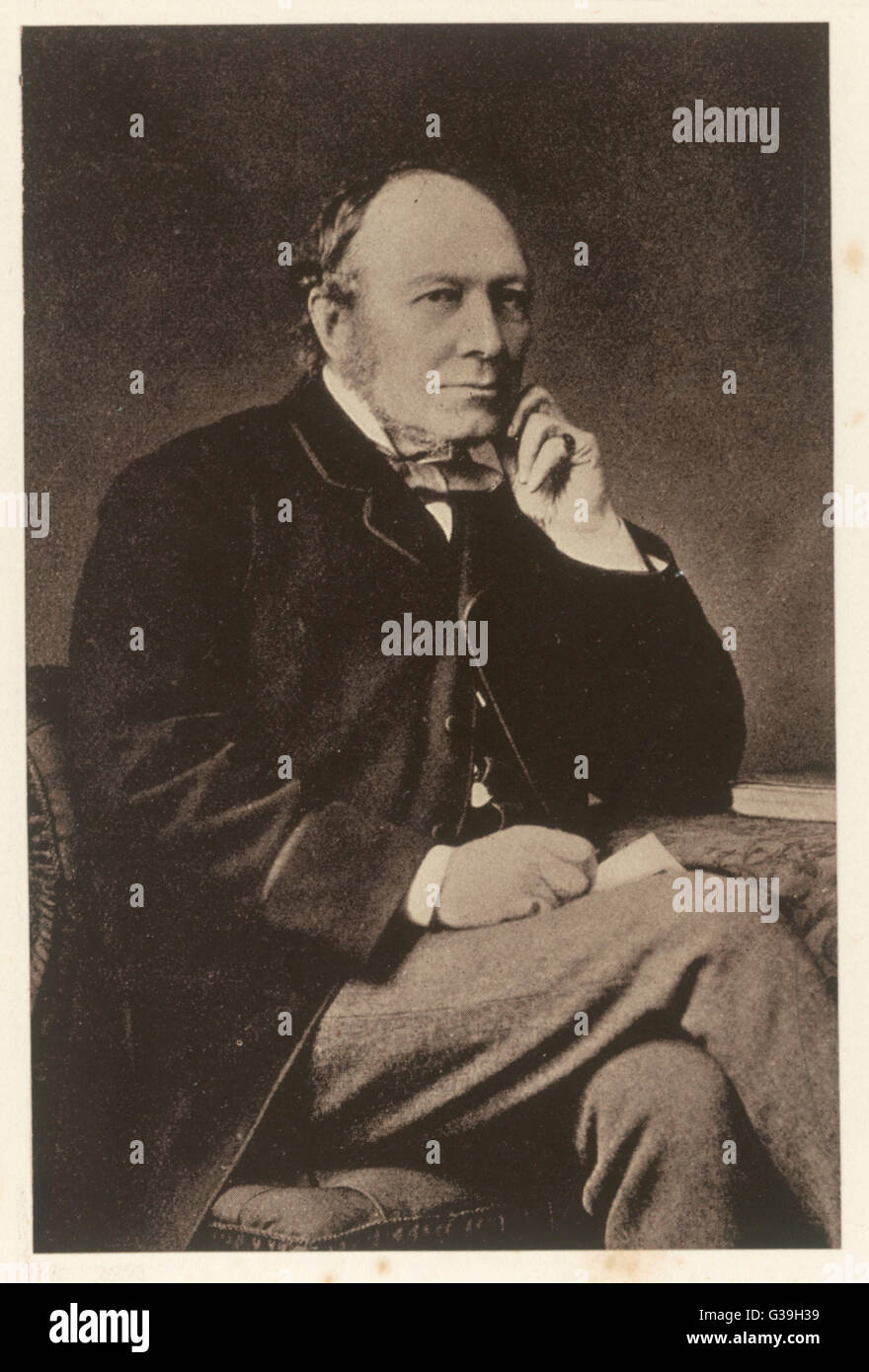 L'écrivain écossais ROBERT LOUIS STEVENSON's père Thomas Stevenson Date : 1850 - 1894 Banque D'Images