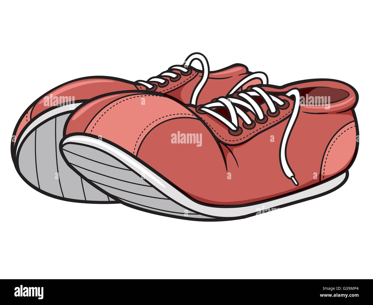 Vector illustration d'espadrilles Illustration de Vecteur