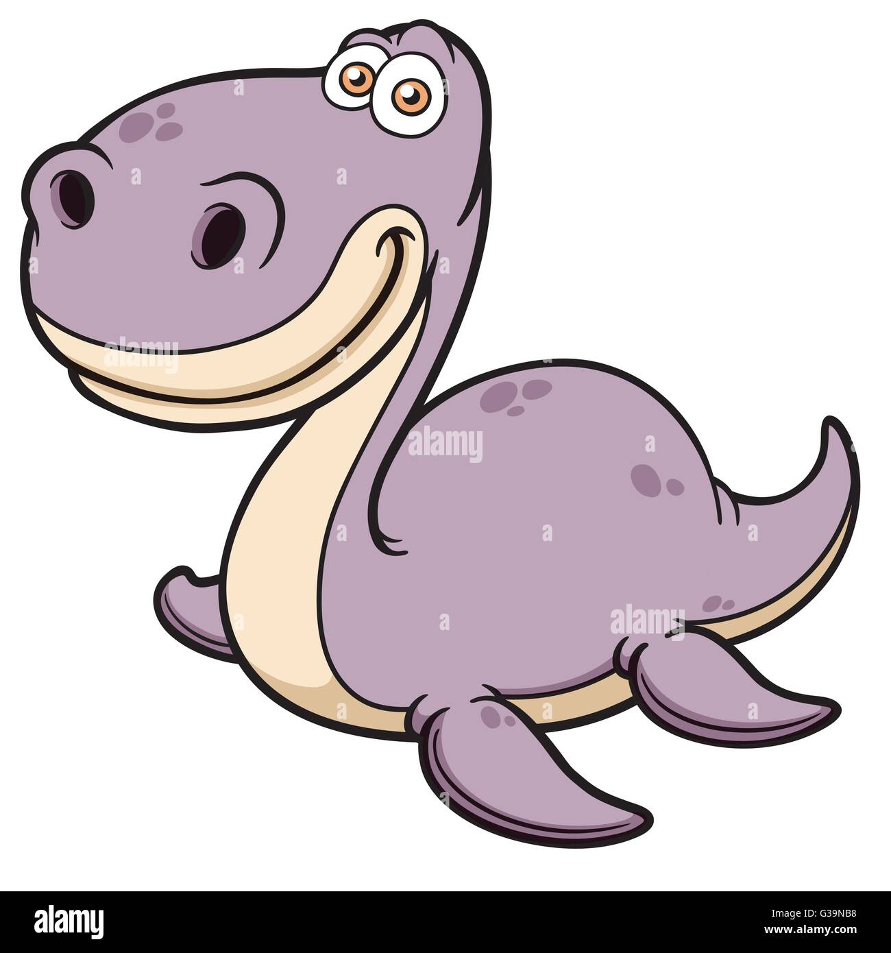 Vector illustration de dinosaure Cartoon Stock