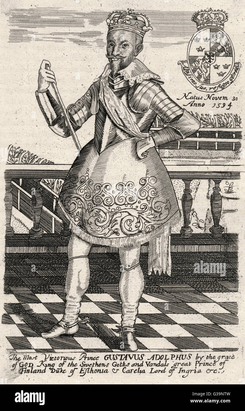 GUSTAF II ADOLF/CROMWELL Banque D'Images