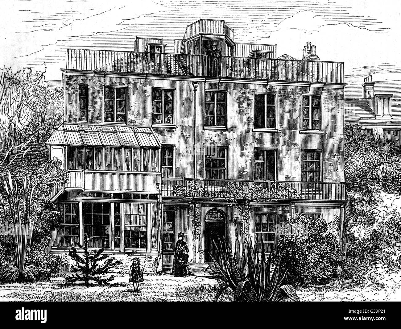 Maison de victor hugo Banque d'images noir et blanc - Alamy