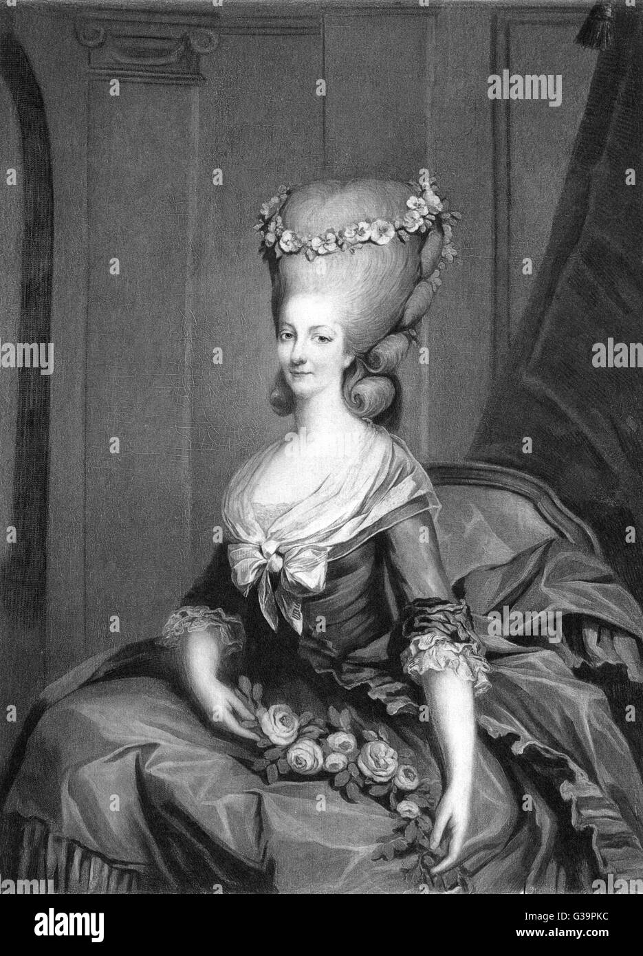 PRINCESSE DE LAMBALLE Banque D'Images