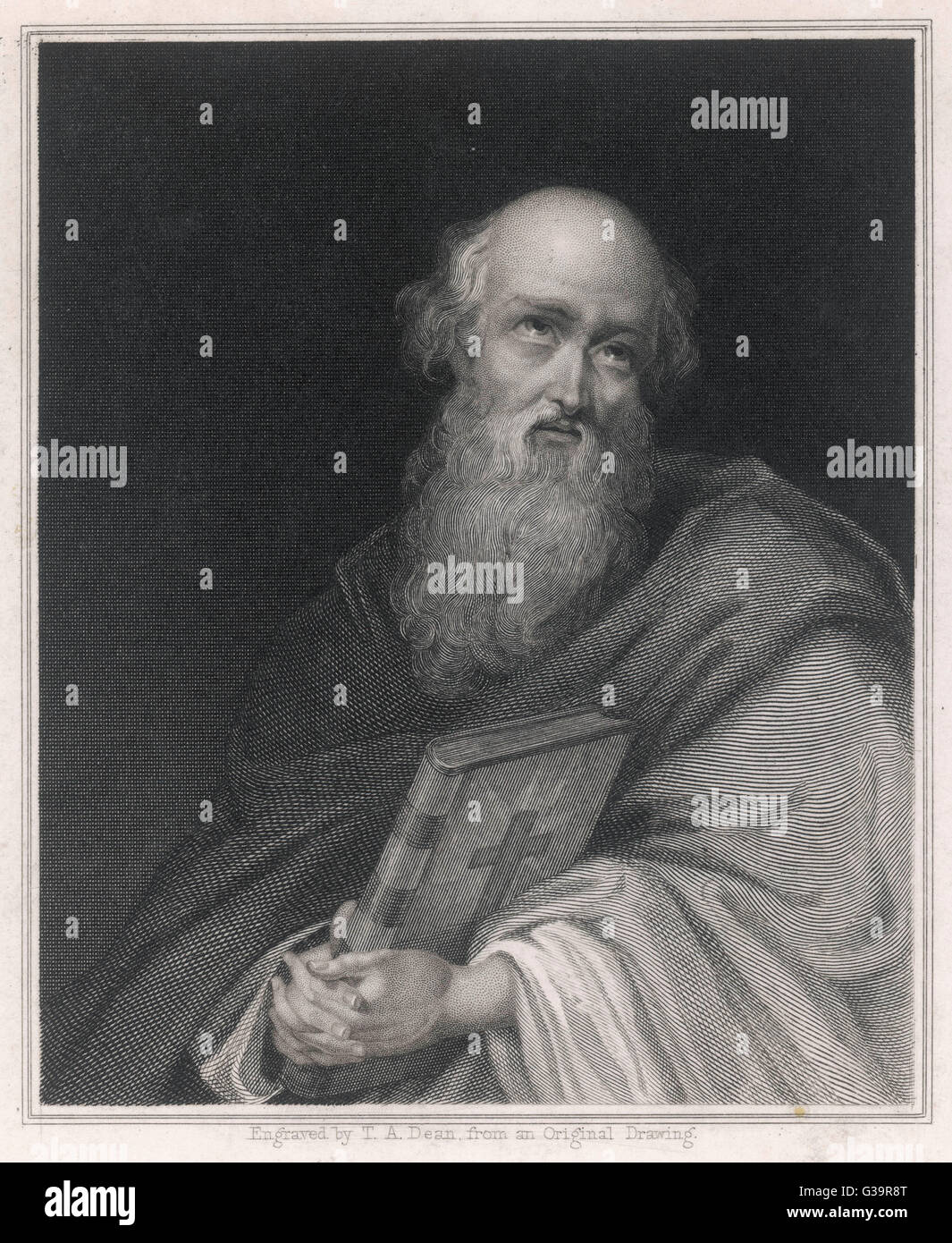 Polycarpe, évêque de Smyrne (Izmir), martyr Date : 69 - 155 Banque D'Images