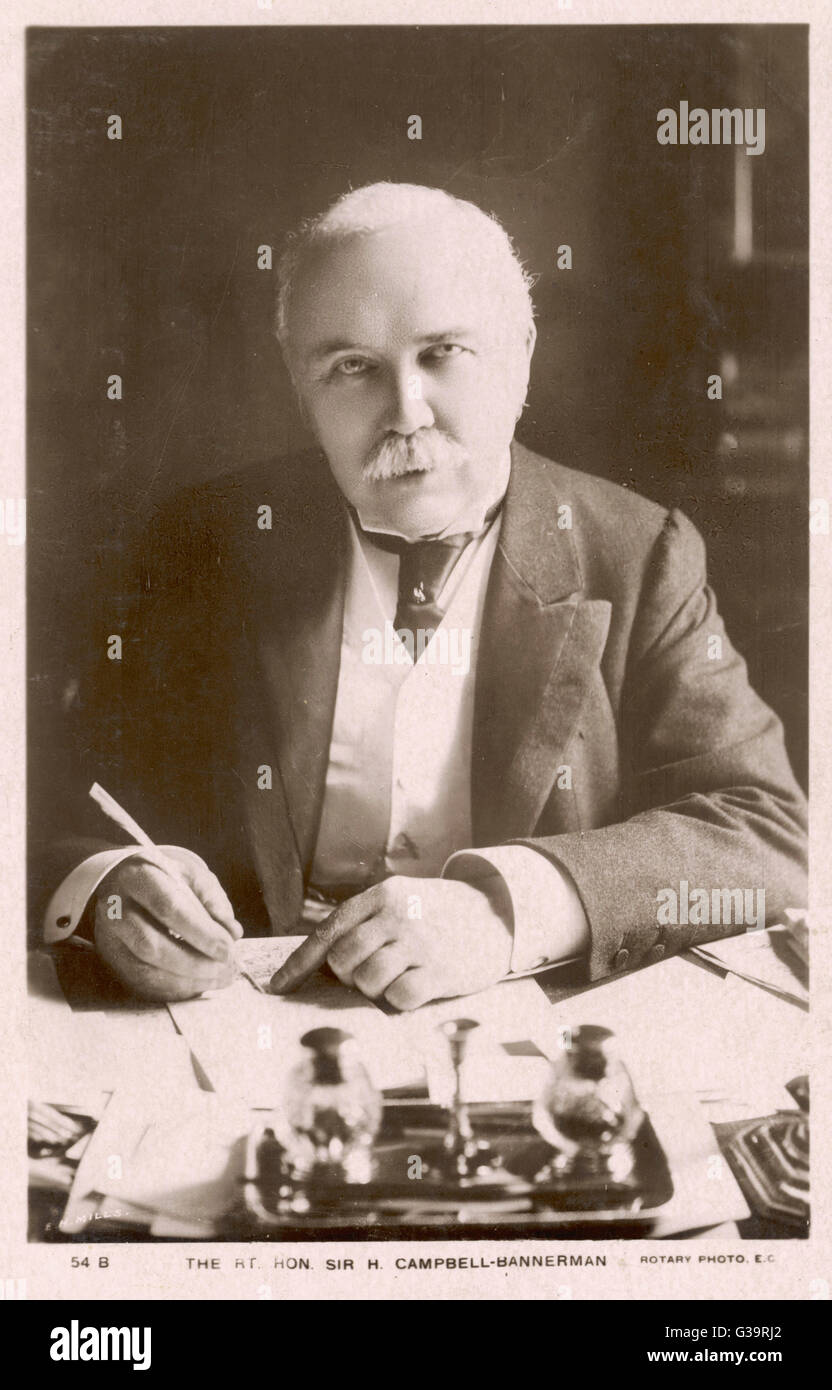 SIR HENRY CAMPBELL-BANNERMAN Banque D'Images