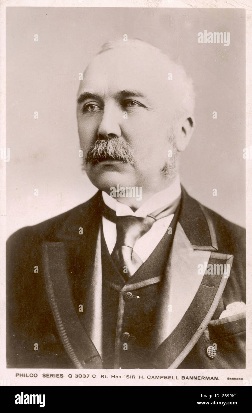 Sir Henry Campbell-bannerman Banque D'Images
