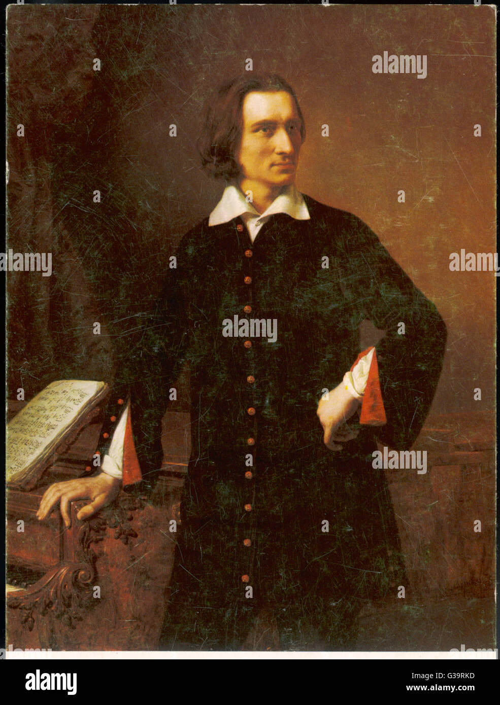 FRANZ LISZT compositeur et musicien hongrois Date : 1811 - 1886 Banque D'Images