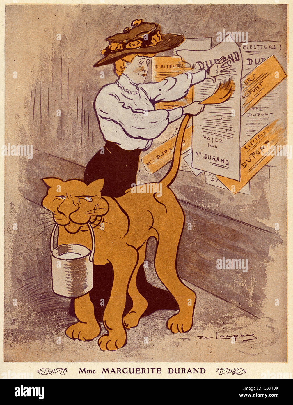 MARGUERITE DURAND/LOSQUE Banque D'Images