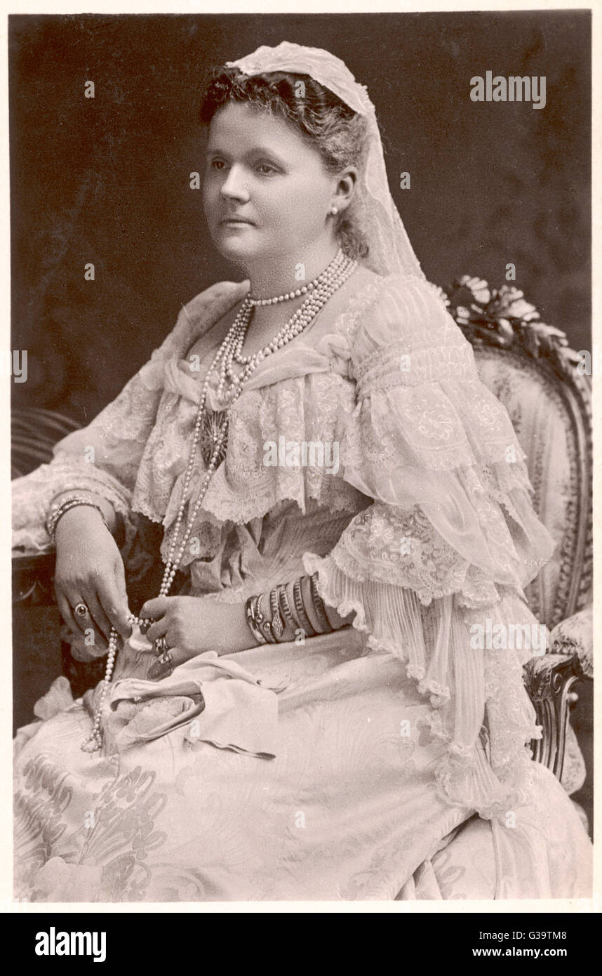 HELEN, la duchesse d'ALBANY Épouse de Léopold, 4e fils de Victoria Date : 1861 - 1922 Banque D'Images