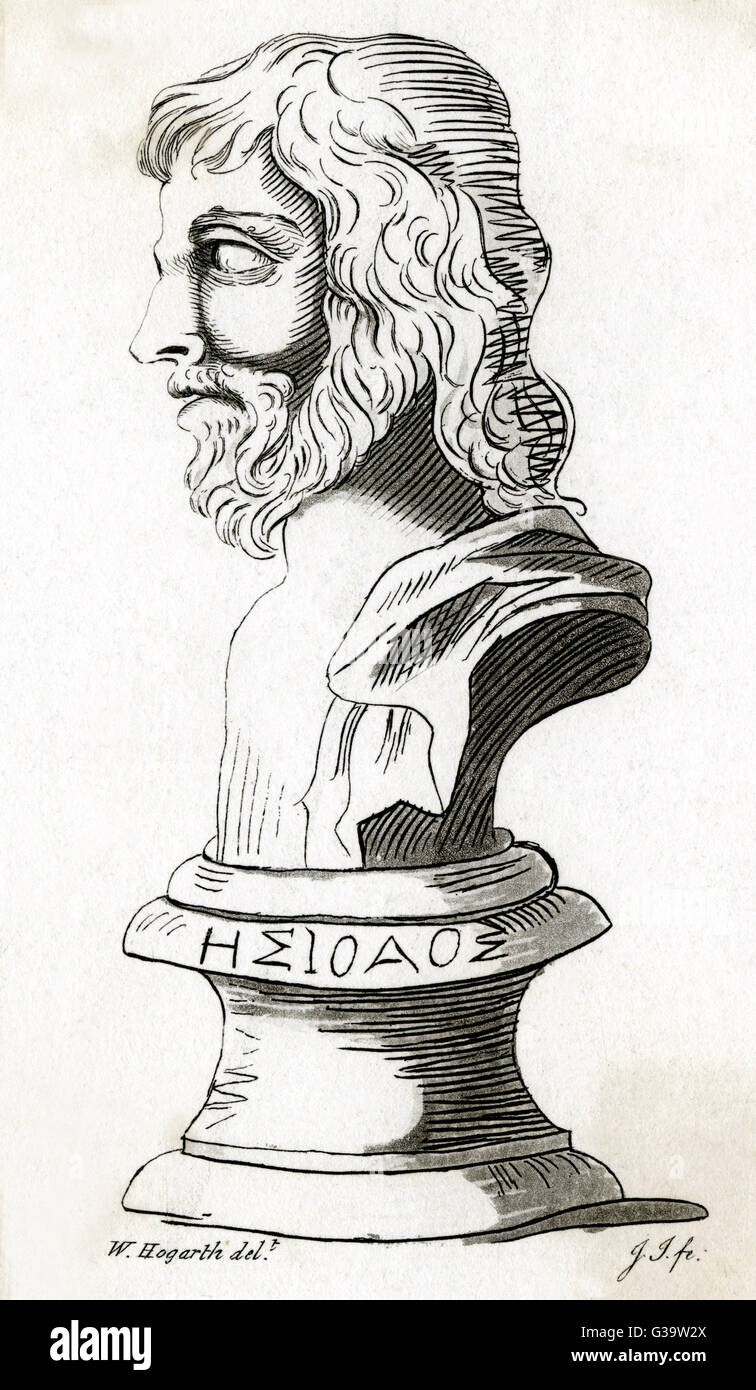 HESIOD/HOGARTH/PROFILE Banque D'Images