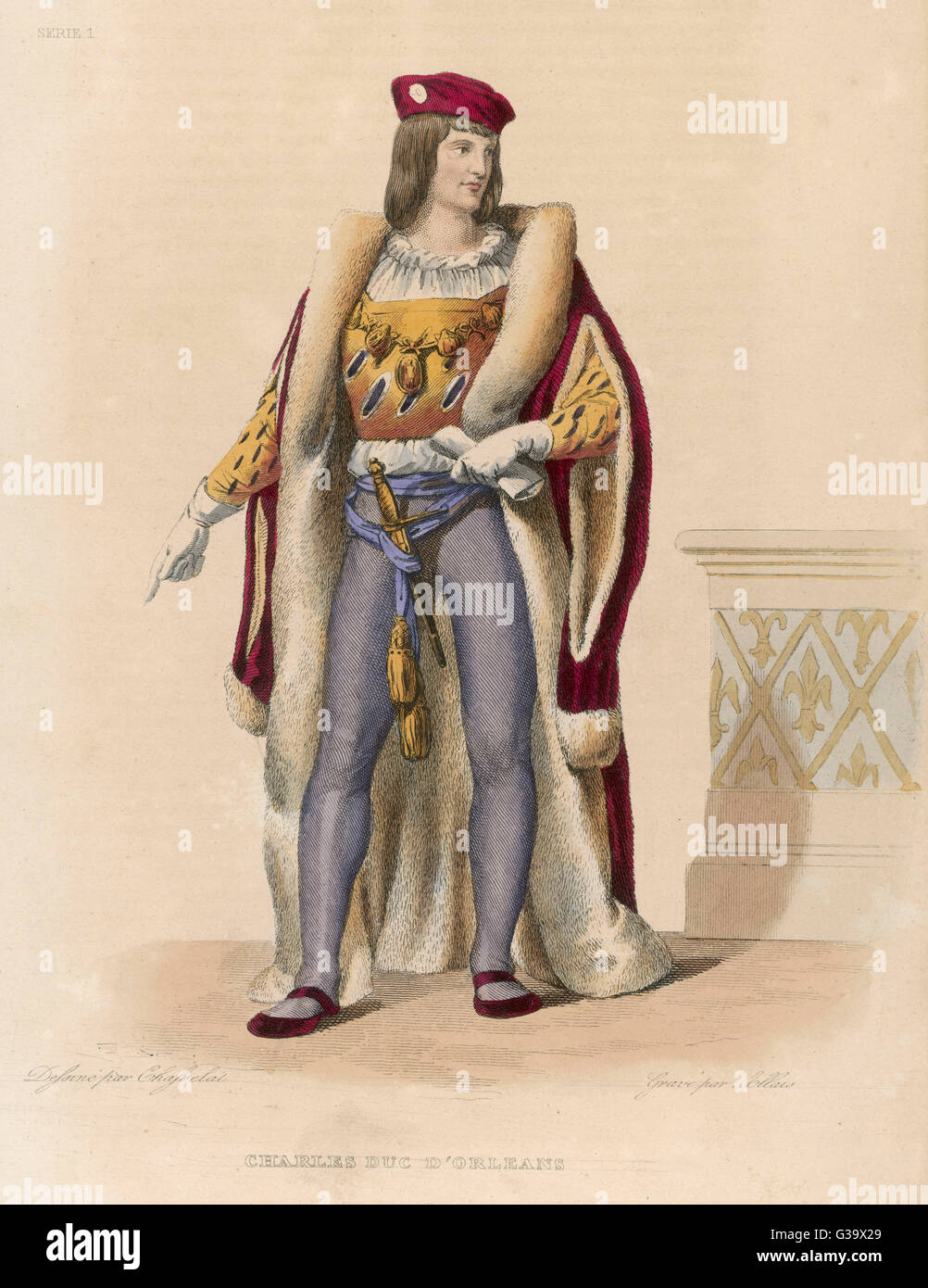 POIGNARD DANGEREUX 1415 Banque D'Images