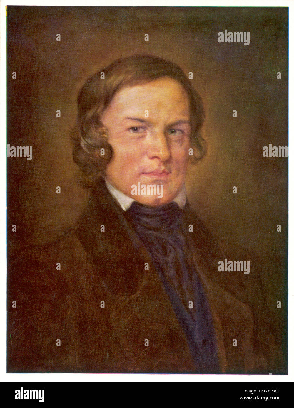 ROBERT SCHUMANN, compositeur allemand Date : 1810 - 1856 Banque D'Images