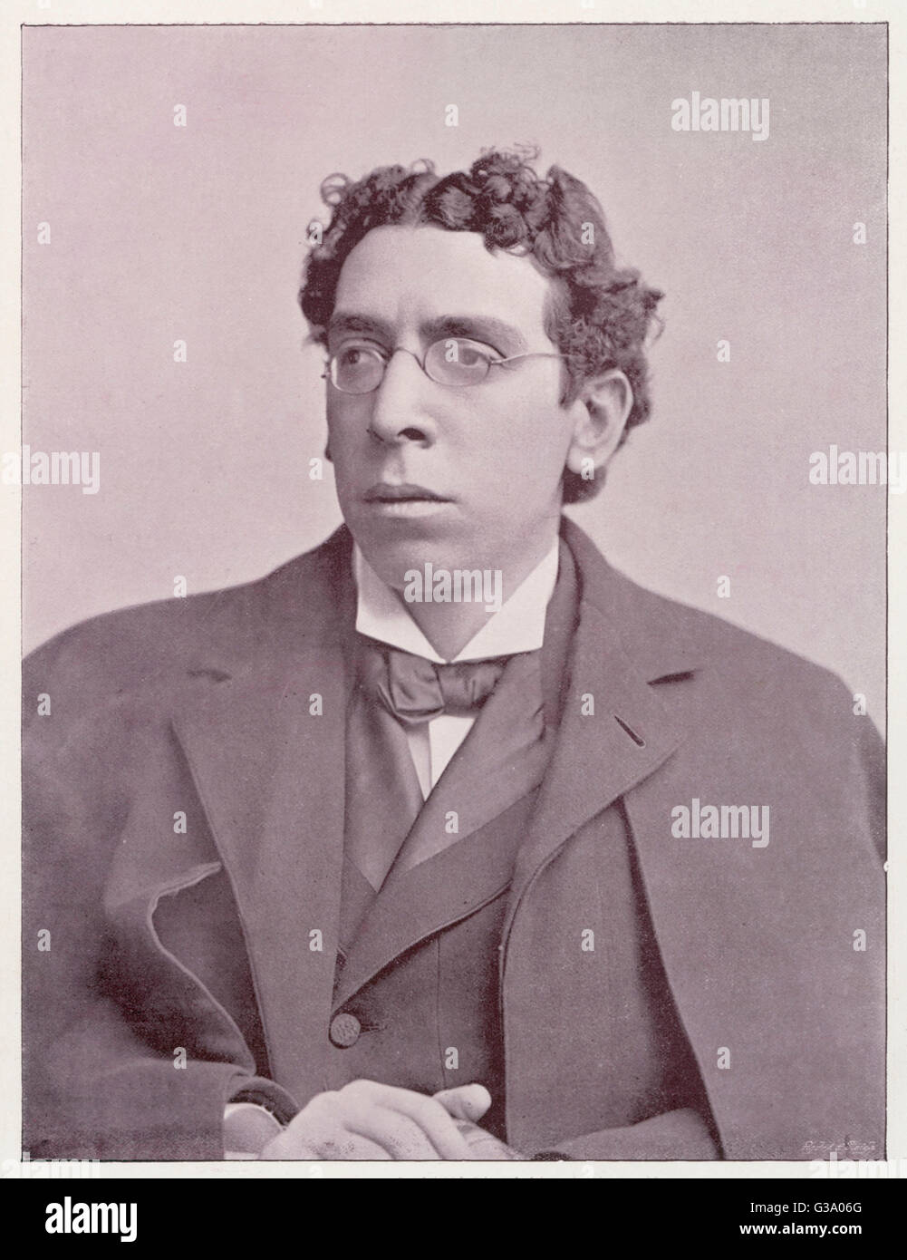 Israël MICHEL MORIN Français dramaturge et romancier, avec un intérêt spécial à thèmes juifs Date : 1864 - 1926 Banque D'Images
