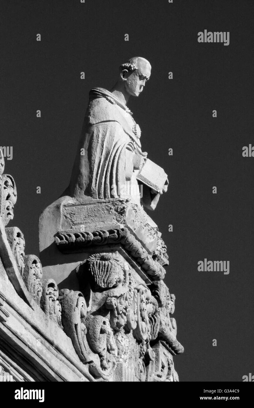 Cathédrale Sant'Agata à Gallipoli Puglia, Italie Banque D'Images