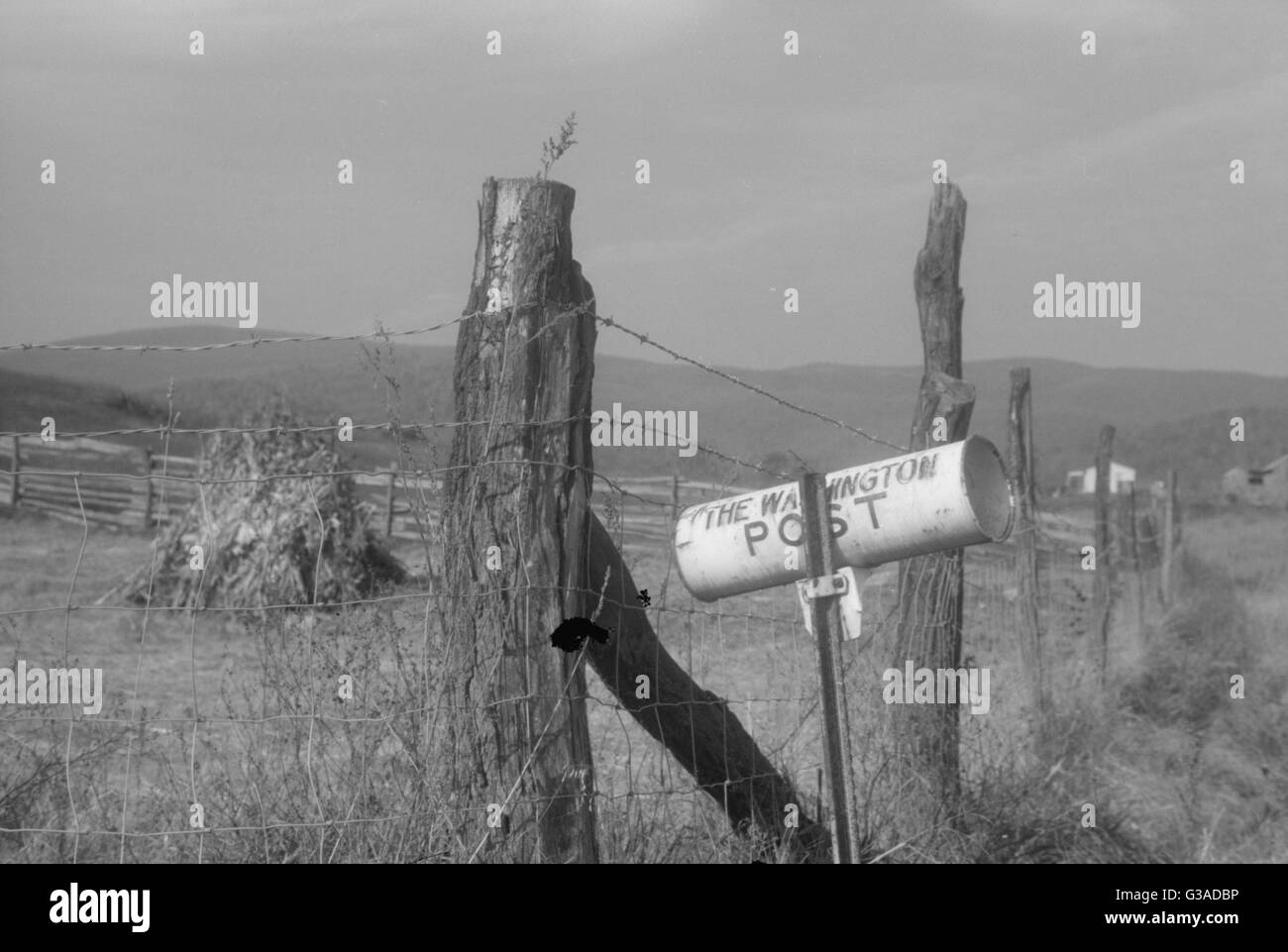 Scènes de la vallée de Shenandoah, y compris la Rèse Banque D'Images