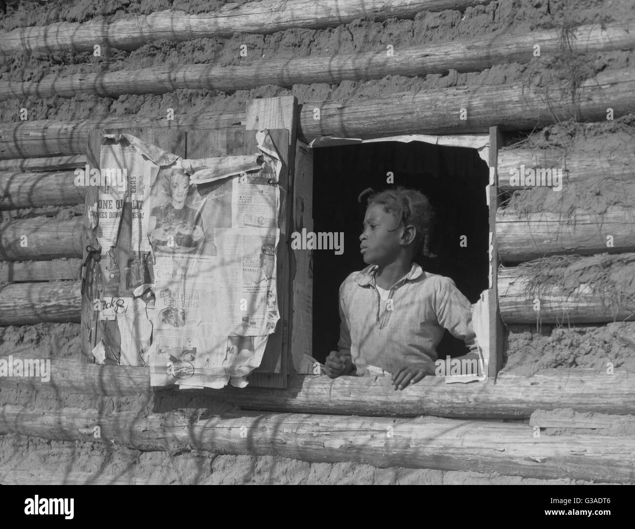 Fille à Gees Bend Banque D'Images