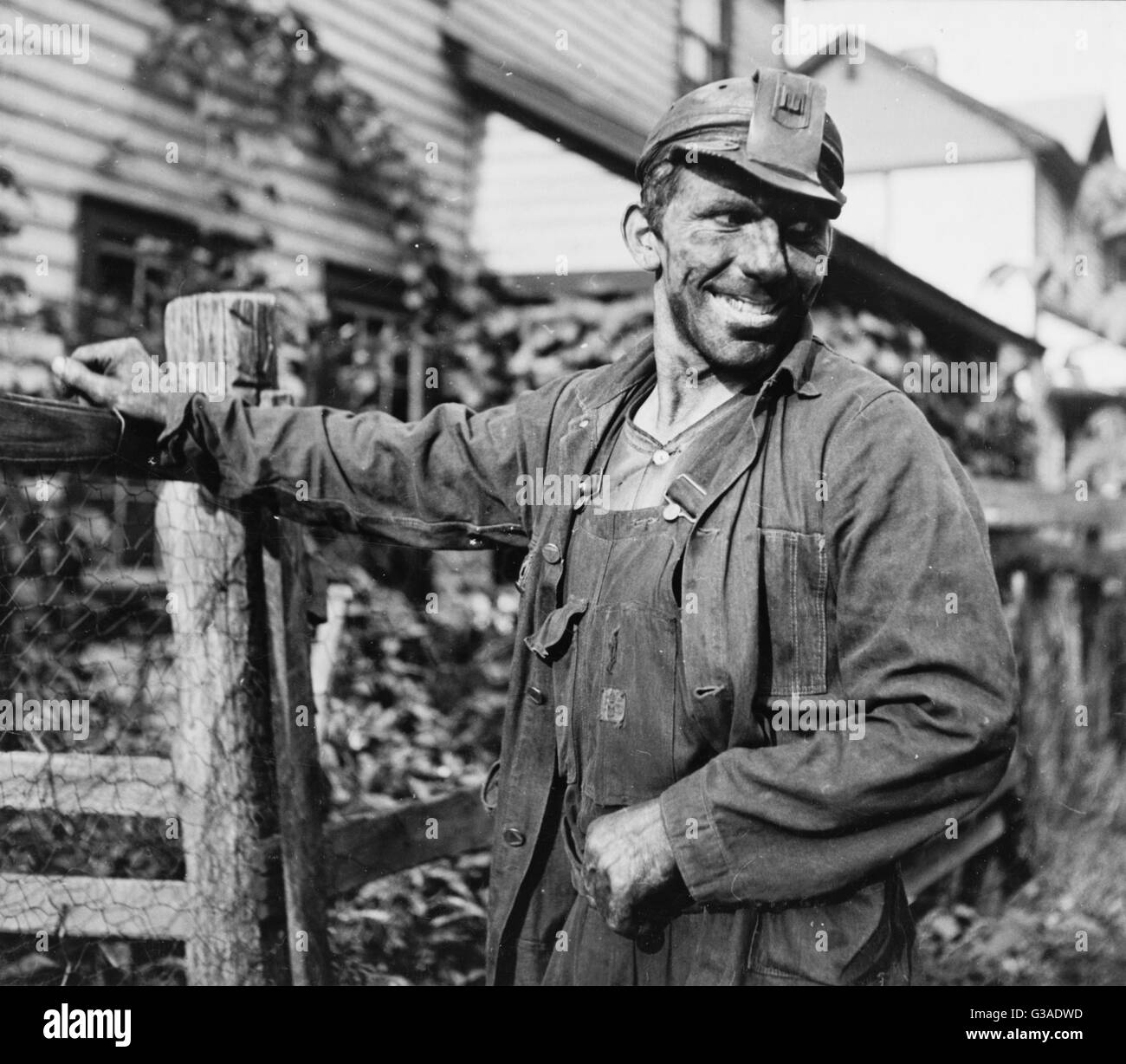 Mineur De Charbon Polonais Capels West Virginia Septembre 1938 Date Photo Stock Alamy