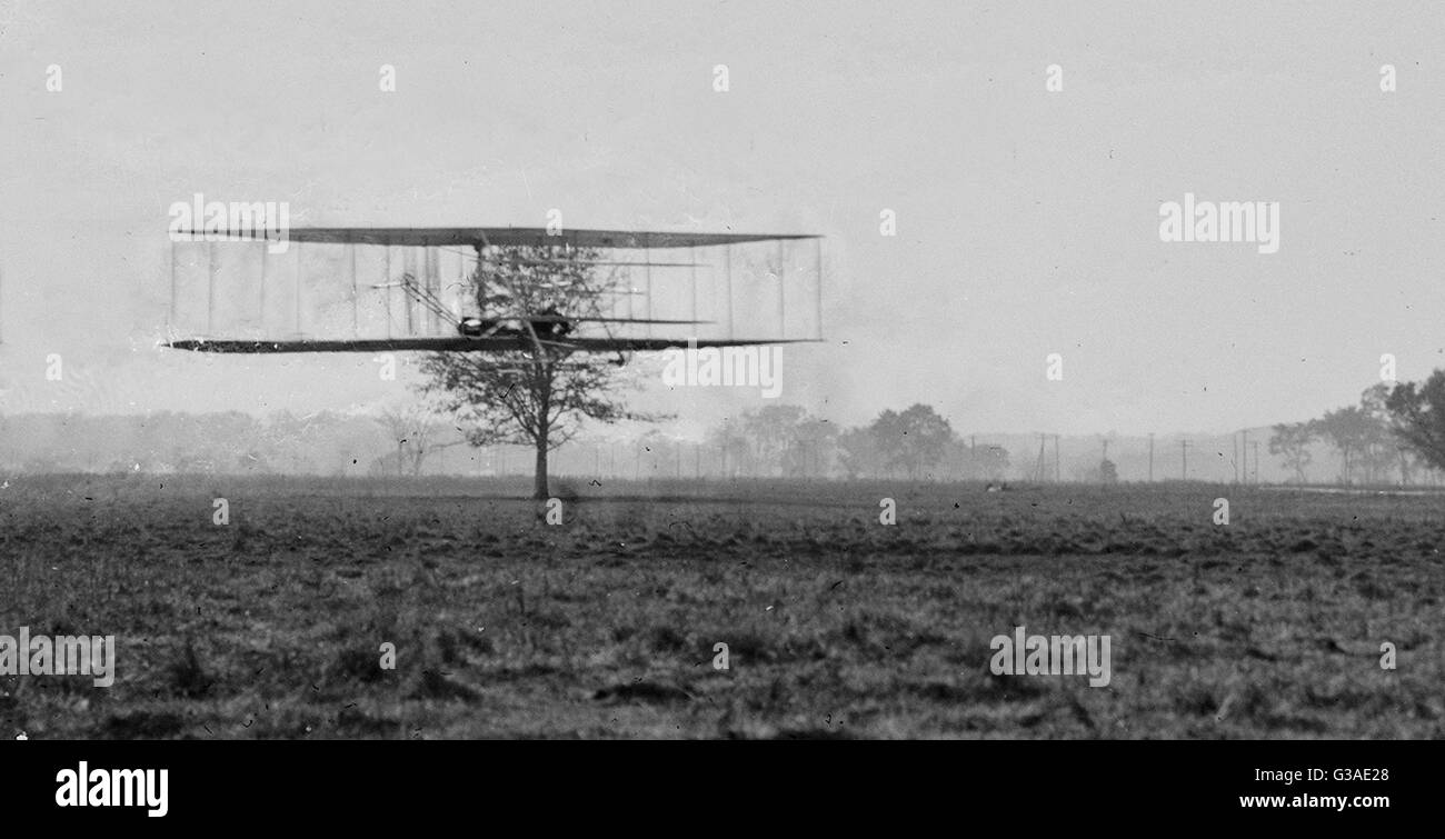 Vol à Huffman Prairie, Dayton, Ohio Banque D'Images