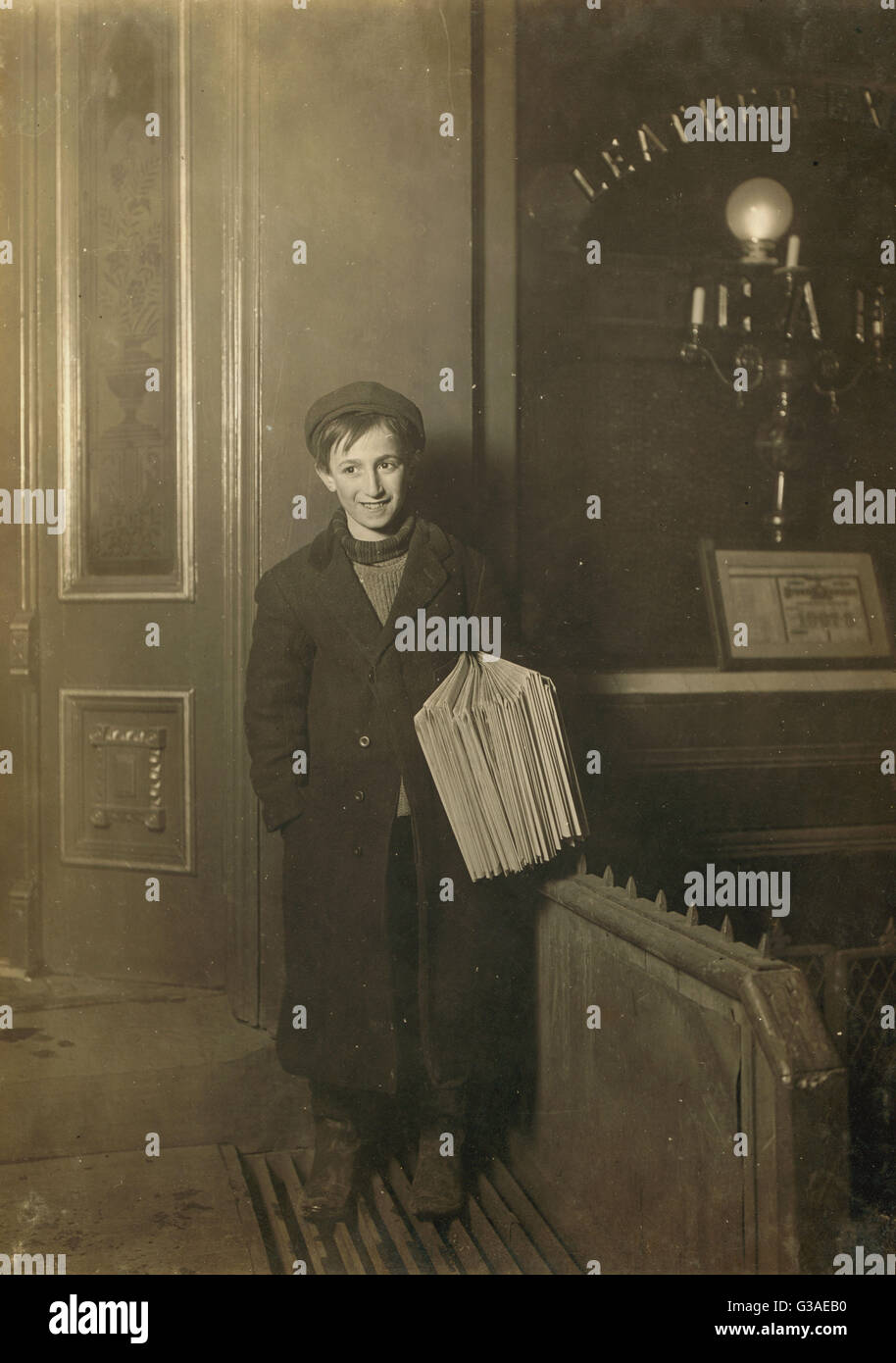 William Tobias 80 Grattan St., Brooklyn, -12 ans. Banque D'Images