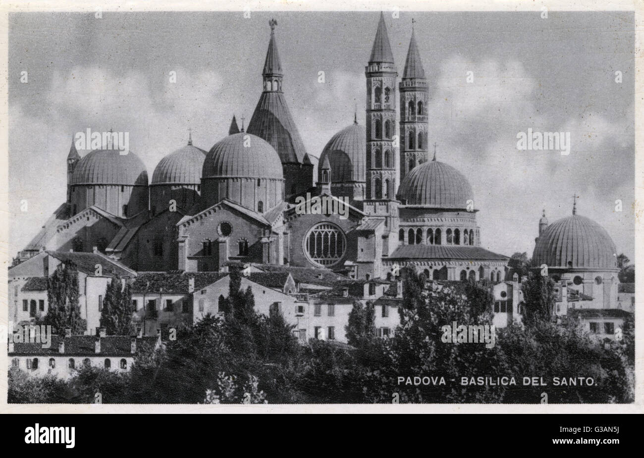 Basilique del Santo - Padoue, Italie Banque D'Images